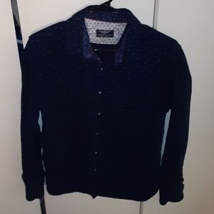 Dark Blue Long Sleev Shirt